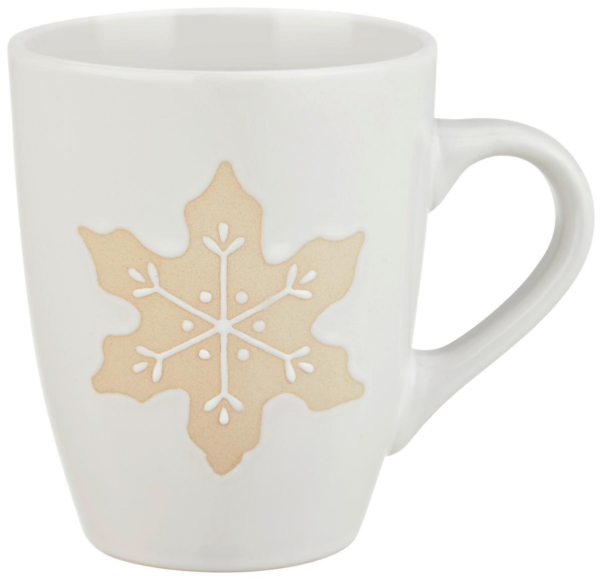 Kávésbögre Dardan - bézs/fehér, Design, kerámia (8,5/10,5cm) - Ondega