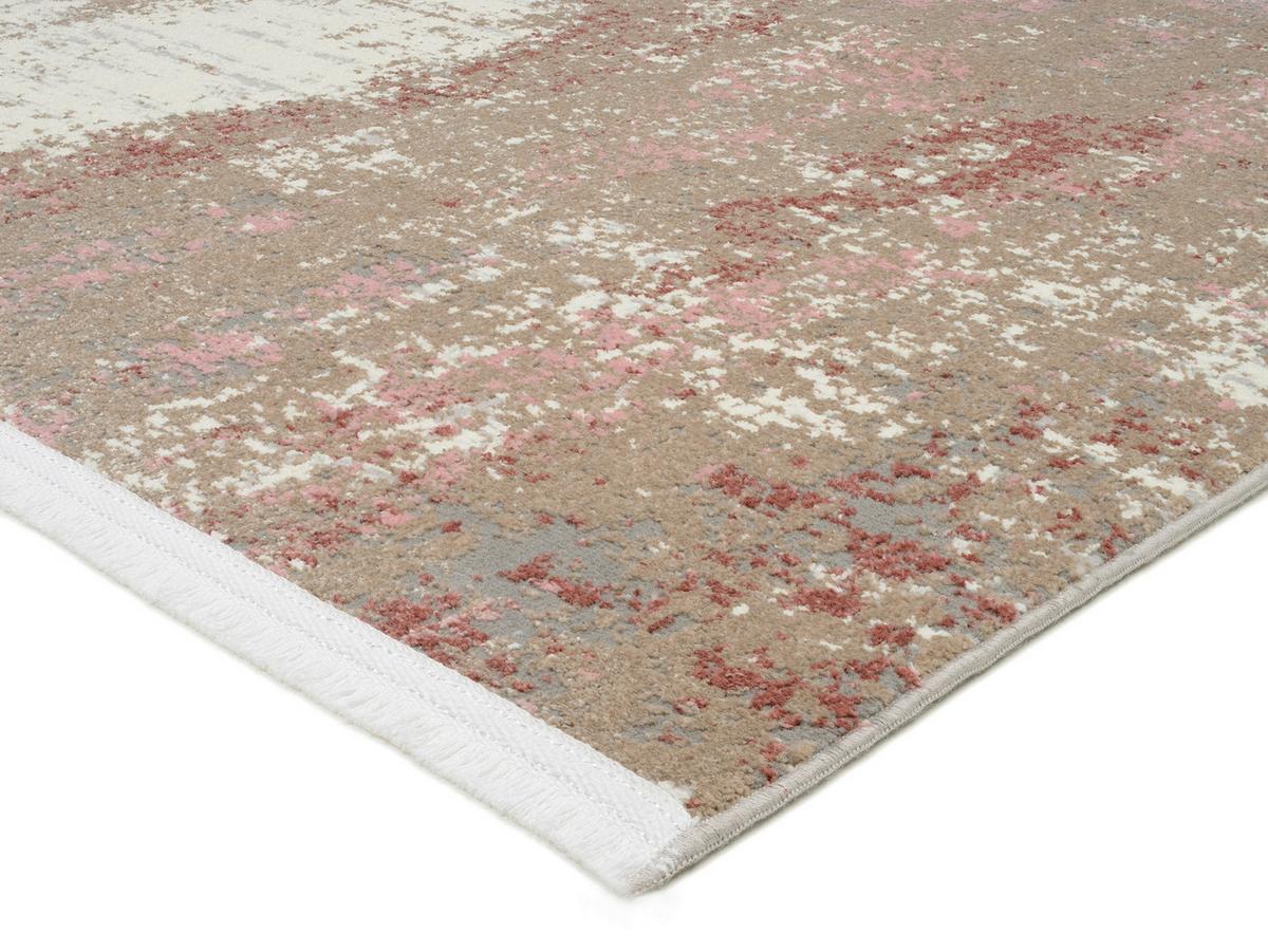 Webteppich Creme/Rosa Limoges 120x170 cm - Creme/Rosa, Design, Textil (120/170cm) - Novel