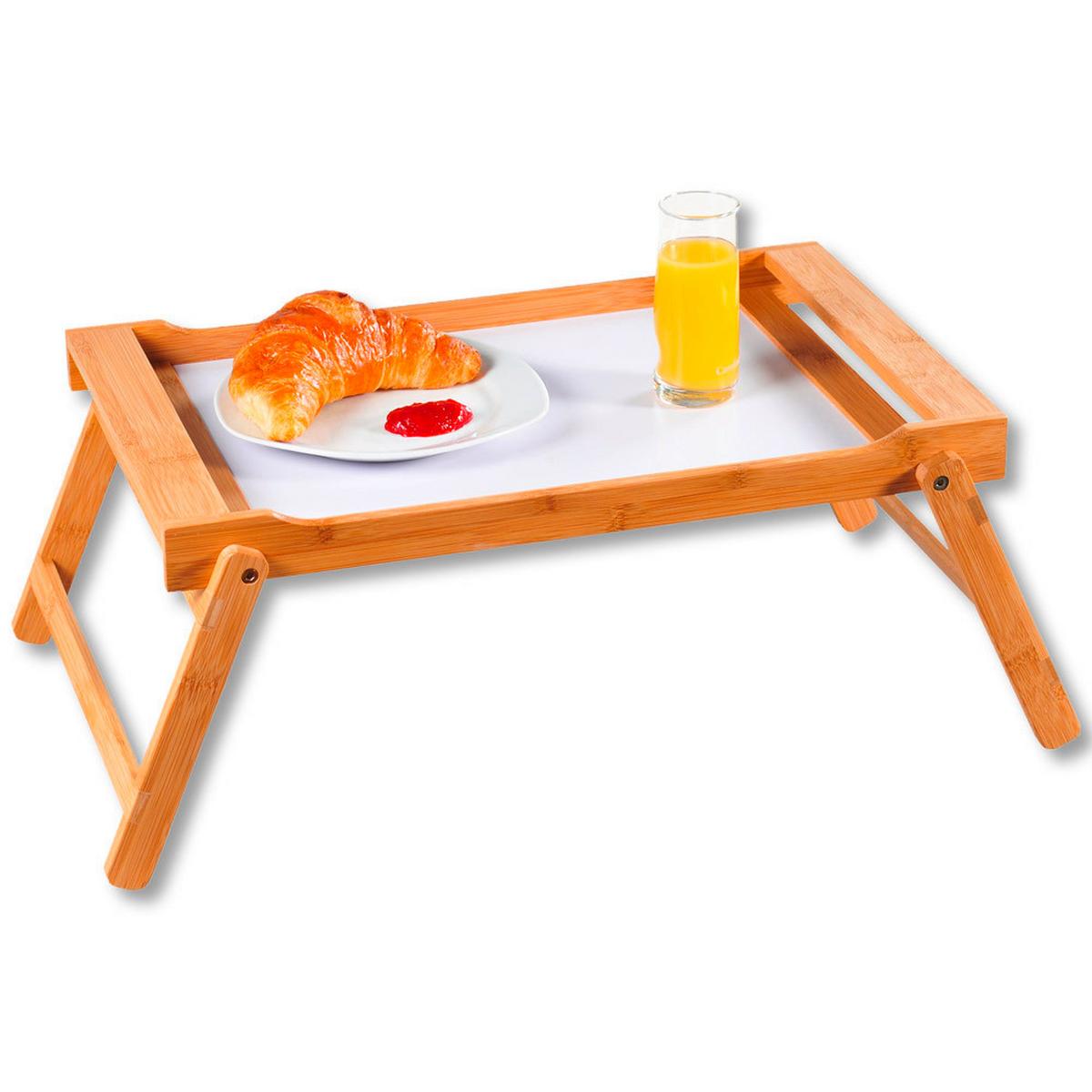 Serviertablett Weiß, Hellbraun L: 59 Cm - Hellbraun/Weiß, Basics, Naturmaterialien/Holzwerkstoff (59/33/24cm) - Kesper