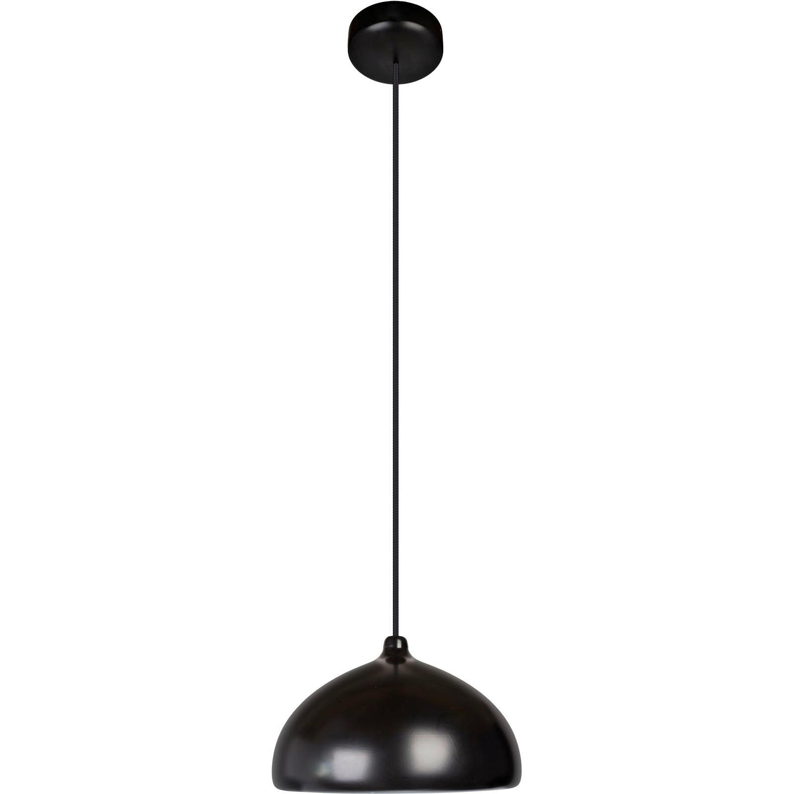 HÄNGELEUCHTE 8550219 ACORN I - Schwarz, Design, Holz (22.5/90-140cm)