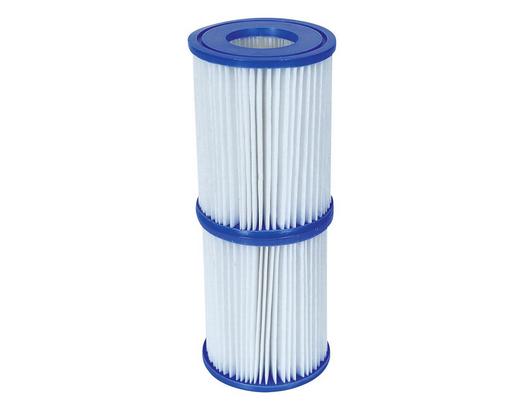 Filterkartusche Größe 2 - Blau/Weiß, Kunststoff (10,6/13,6cm) - Bestway Filterkartusche Größe 2 - Blau/Weiß, Kunststoff (10,6/13,6cm) - Bestway