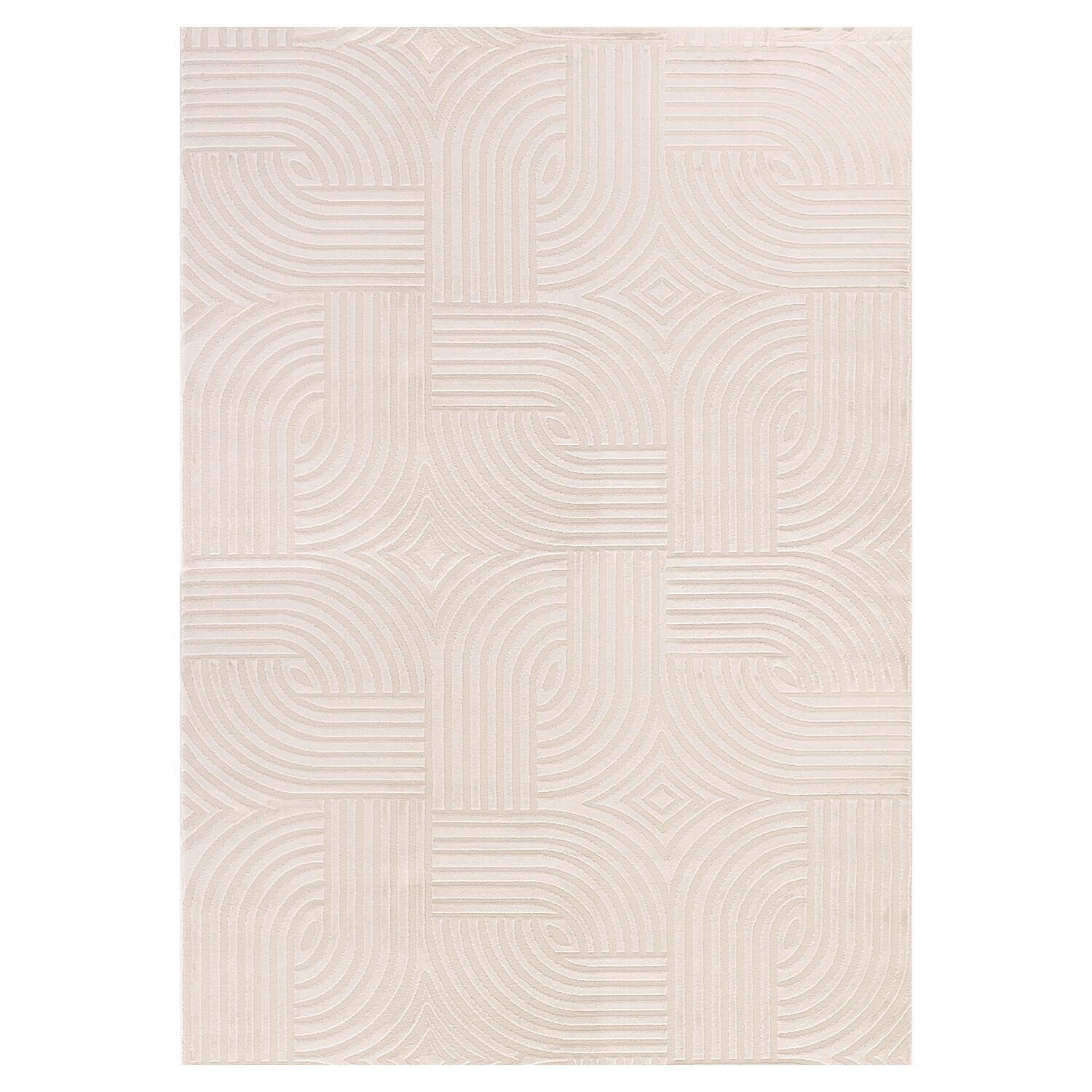 Webteppich Sahara - Beige, Design, Textil (80/150cm) - Novel