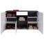 Sideboard Enzo B:173cm Weiß/ North Wood Black - Alufarben/Schwarz, MODERN, Holzwerkstoff (173/96,5/41,5cm) Sideboard Enzo B:173cm Weiß/ North Wood Black - Alufarben/Schwarz, MODERN, Holzwerkstoff (173/96,5/41,5cm)