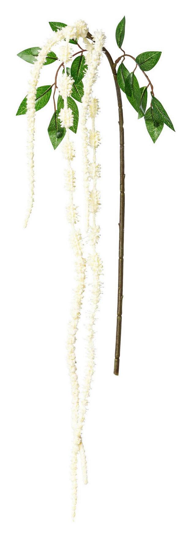 Kunstpflanze Dekozweig Weiß L: 109 cm, Amaranthus
