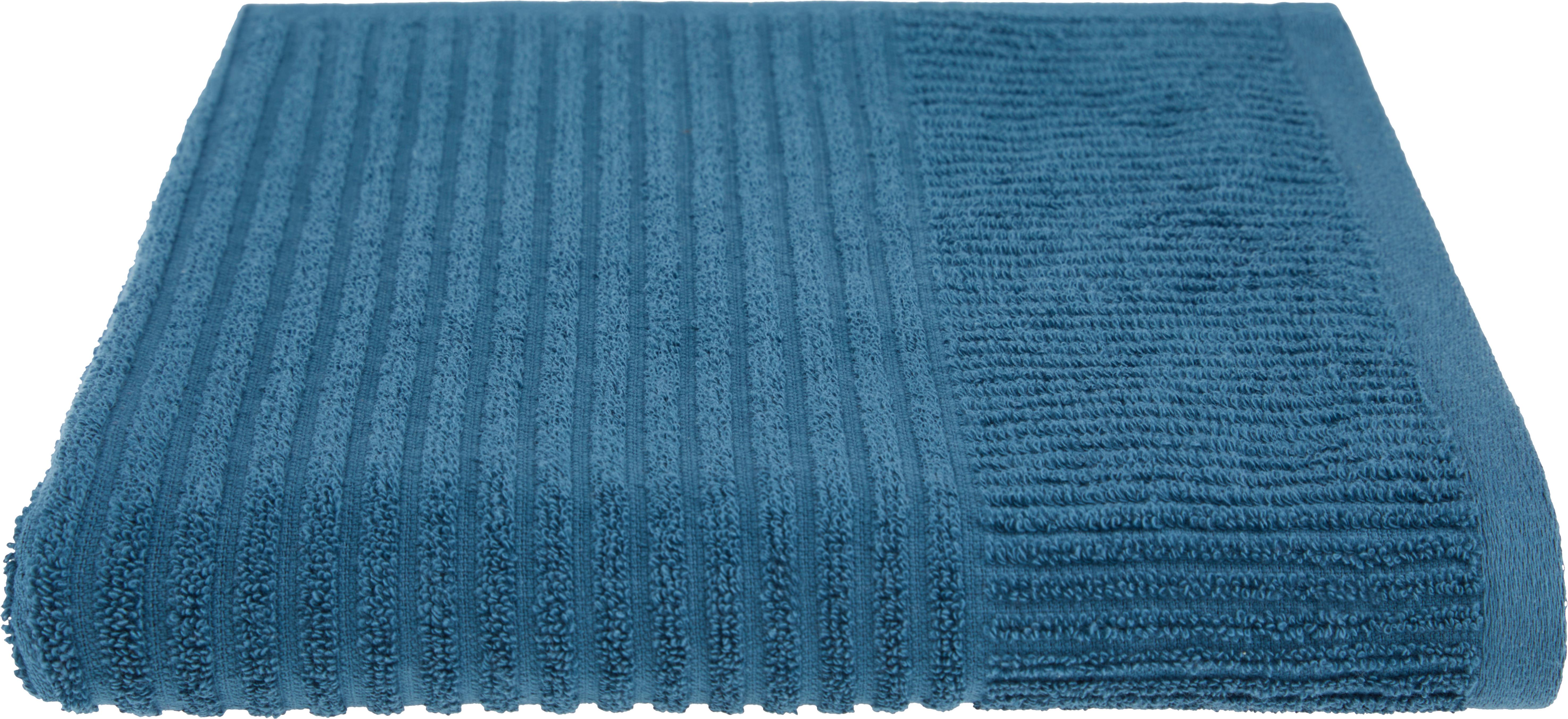 Kéztörlő Pia Kb. 50/90cm - kék, Modern, textil (50/90cm) - Luca Bessoni