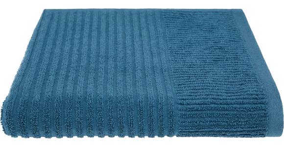 Handtuch Pia - Blau, MODERN, Textil (50/90cm) - Luca Bessoni