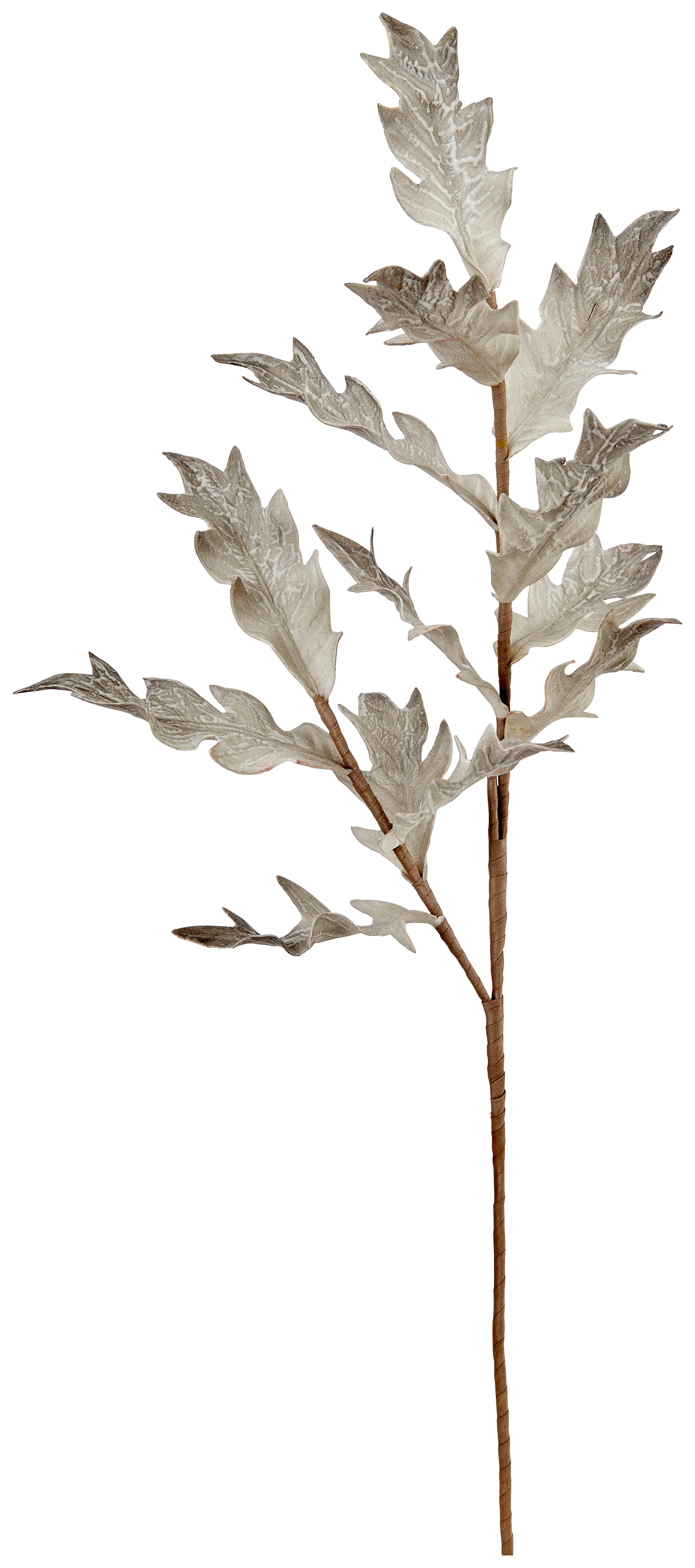 Kunstpflanze Chrysantherme Grau L: 72 cm, Henry - Braun/Grau, LIFESTYLE, Papier/Kunststoff (72cm) - Luca Bessoni