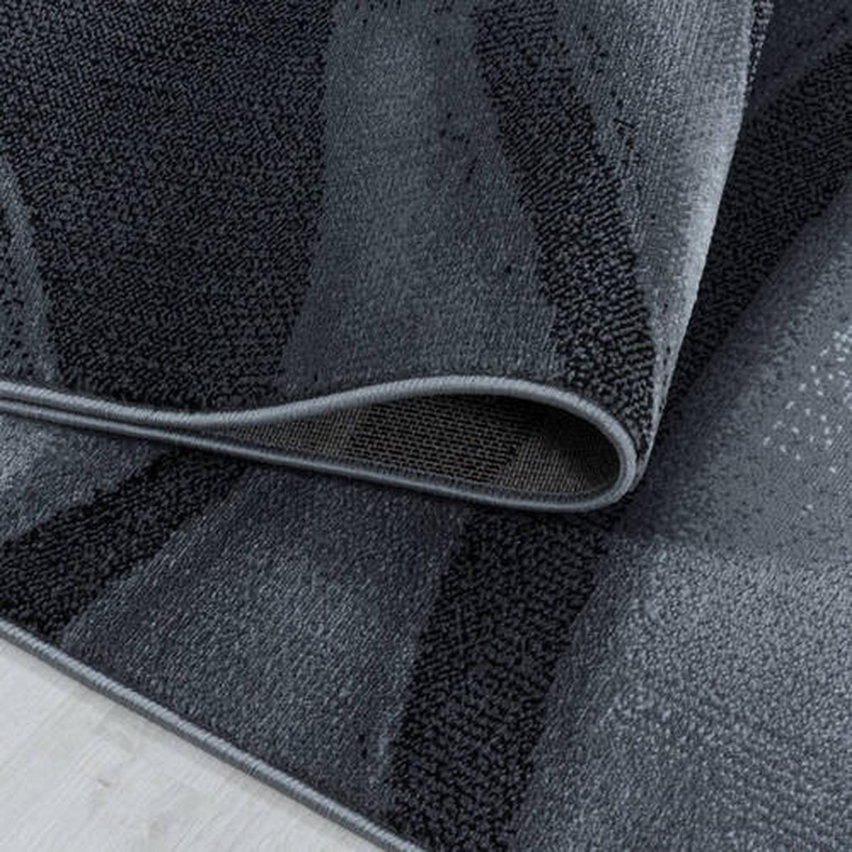 Webteppich Schwarz Naturfaser Costa 160x230 Cm - Schwarz, Design, Textil (160/230cm)