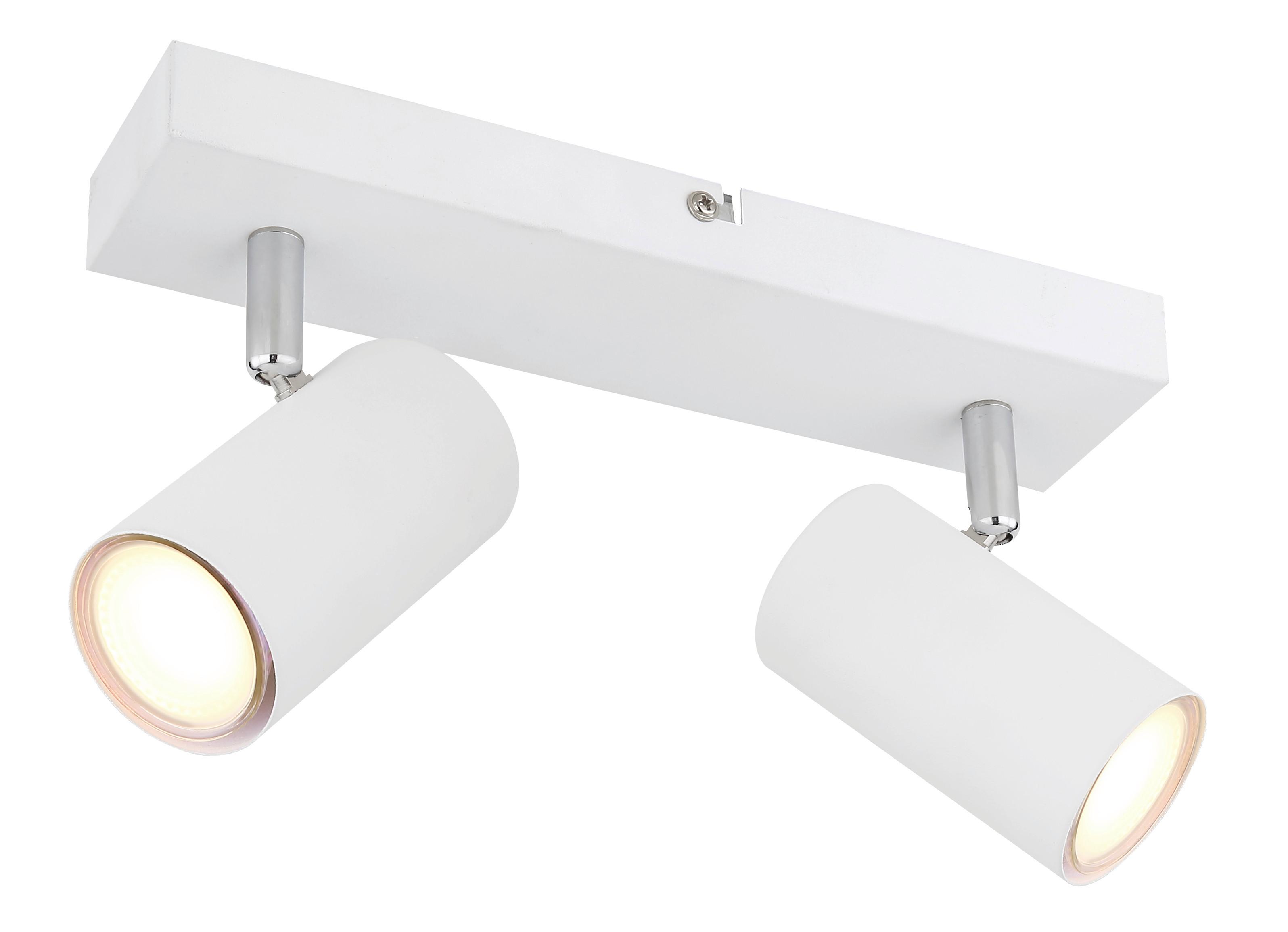 STRAHLER 57911-2W - Weiß, Basics, Metall (26/6/12cm) - Globo