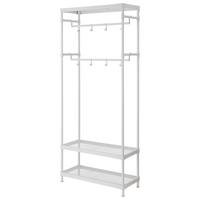 GARDEROBENSTÄNDER Weiß B: 75cm - Weiß, Design, Metall (75/180/32cm) - MID.YOU
