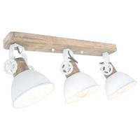 Deckenspots Gearwood - Anthrazit/Kupferfarben, Trend, Holz/Metall (59/19/23cm)