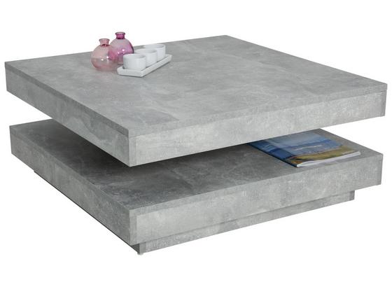Konferenční Stolek Ben - šedá, Moderní, dřevěný materiál (78/34/78cm) Konferenční Stolek Ben - šedá, Moderní, dřevěný materiál (78/34/78cm)