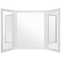 Spiegel Mia Trio - Schwarz/Weiß, MODERN, Glas/Kunststoff (97/60cm)