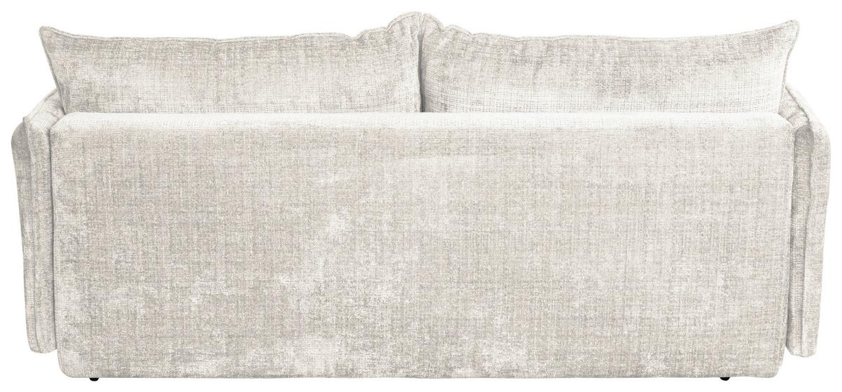 Schlafsofa Kairo Beige, Lf: Ca. 190x150cm - Beige/Schwarz, ROMANTIK / LANDHAUS, Holz/Kunststoff (230/90/115cm) - James Wood