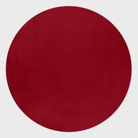 Hochflorteppich, Rot, F: 20mm Pouffy - Rot, Basics, Textil (120/120cm)