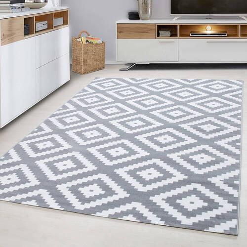 Webteppich Plus - Grau, Basics, Textil (140/200cm) - Novel
