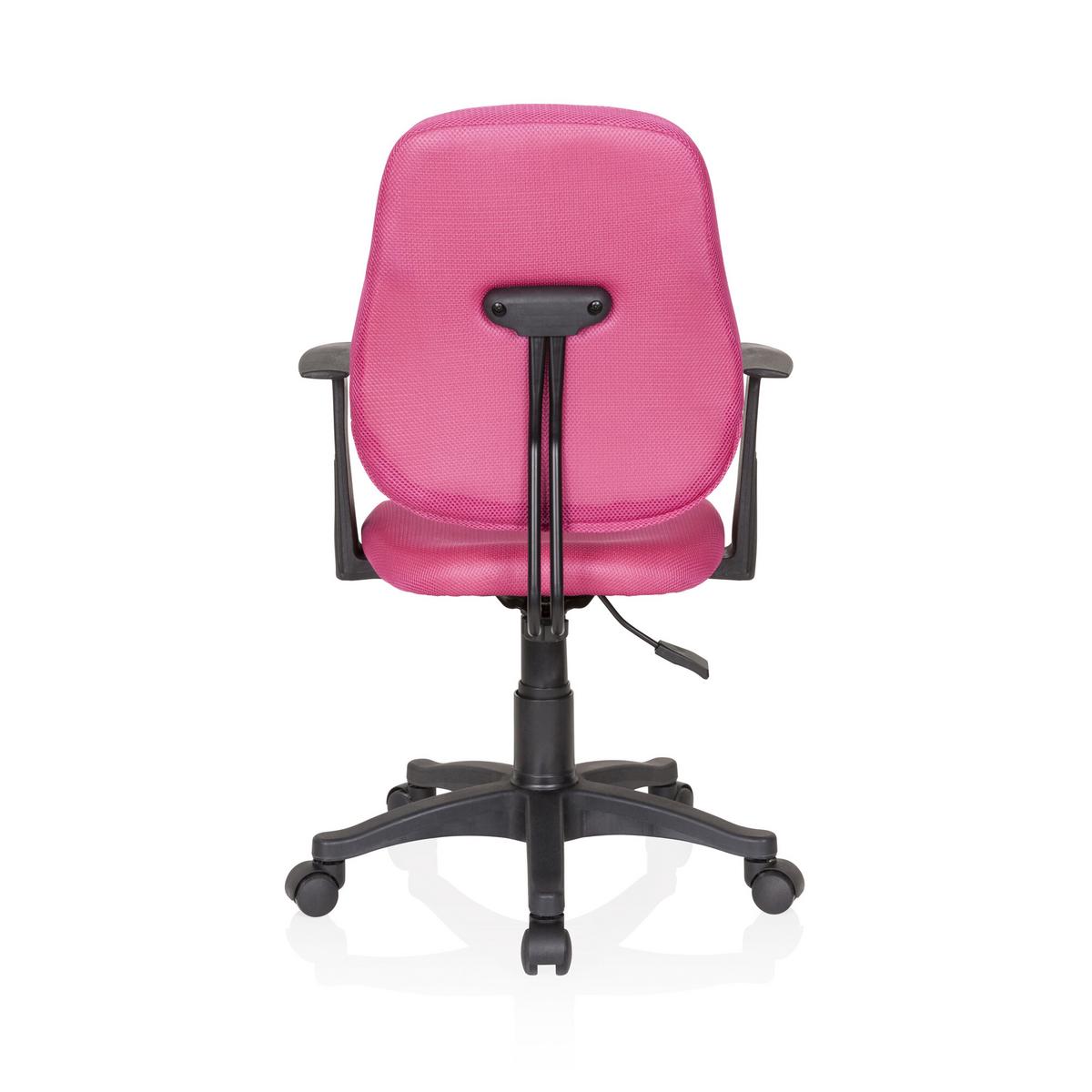 Jugenddrehstuhl Kiddy Style Pink/grau - Pink/Schwarz, Basics, Kunststoff (56/89-99/50cm) - MID.YOU