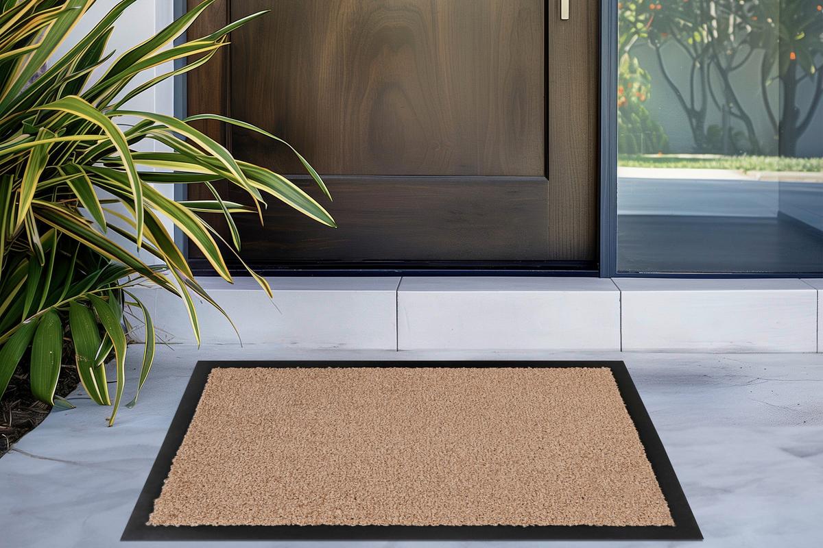 Fußmatte Beige, Bxl: Ca. 80x120 Cm - Beige, Basics, Textil (80/120cm) - Kayoom