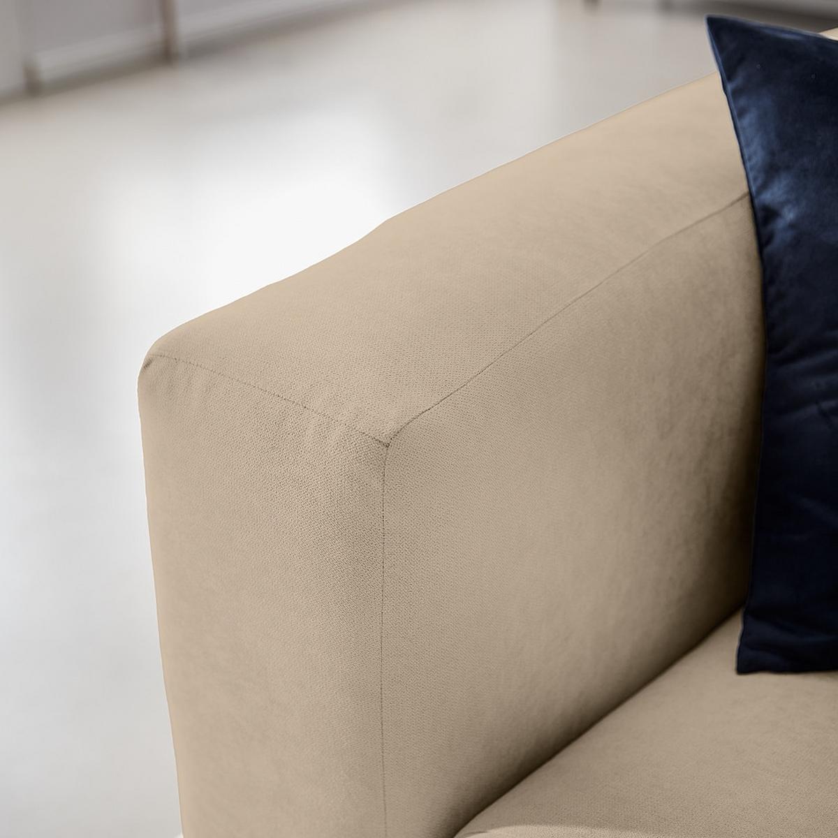 Ecksofa Bolt, Taupe S: 255x160 cm - Taupe, MODERN, Textil (255/160cm) - Trendmanufaktur