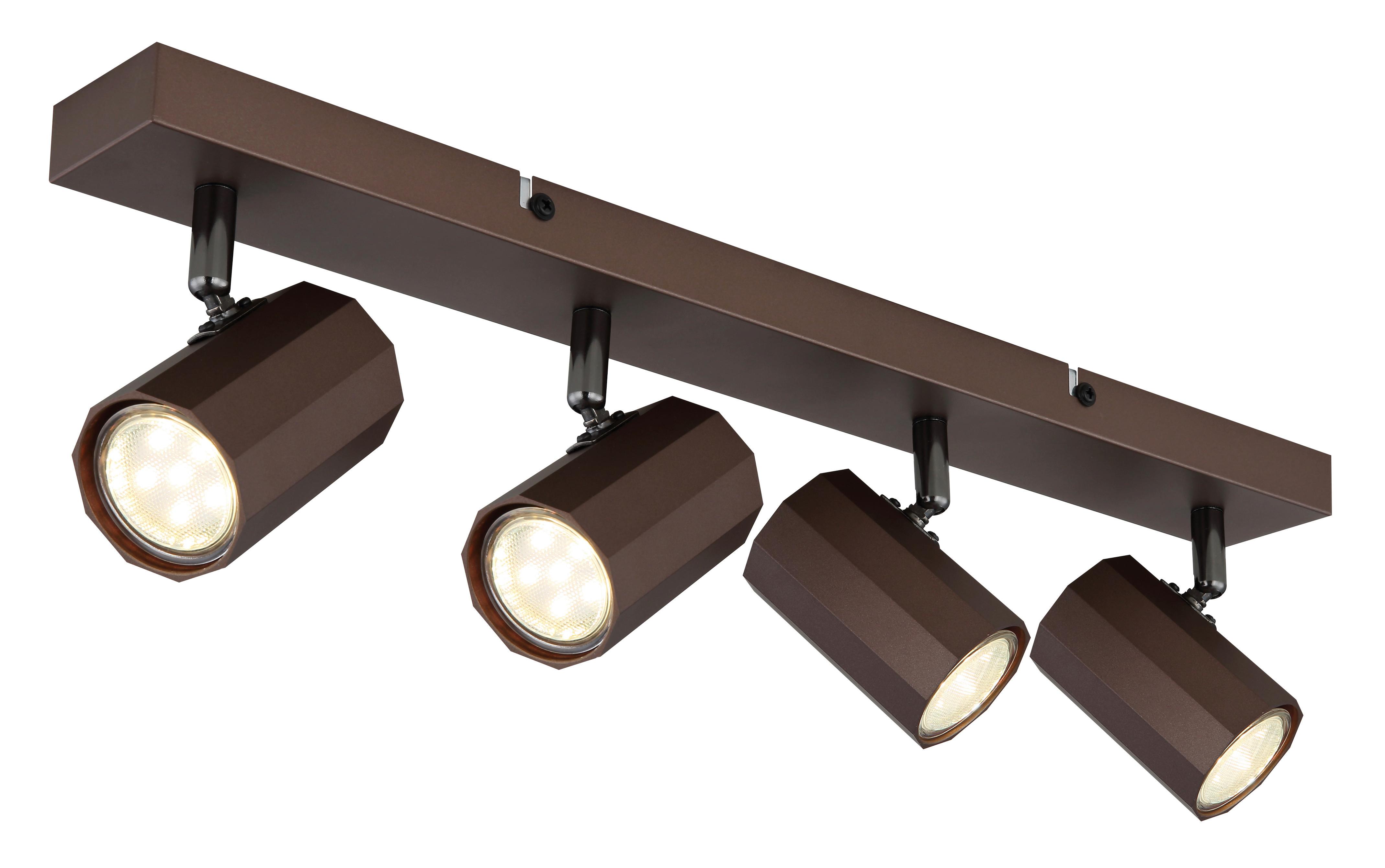 Spotlámpa 57919-4 - bronzszínű, Konventionell, fém (53/6/14,5cm) - Globo