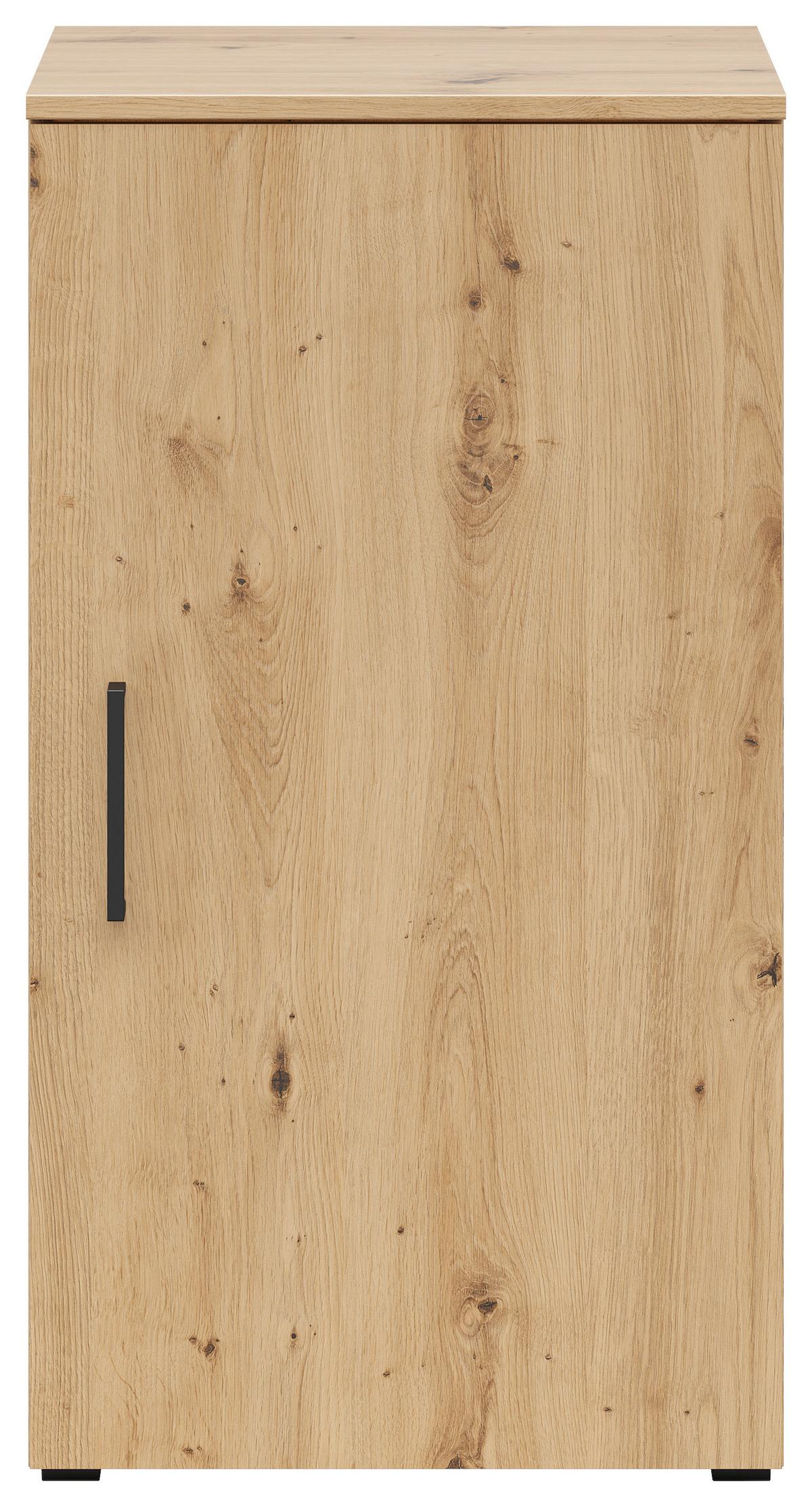 Komoda MULTISTAURAUM - čierna/antracitová, Modern, kompozitné drevo/plast (45/83/40cm)