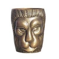 Dekovase 2er Set Goldfarben B: 18 cm - Goldfarben, Design, Metall (18/21/18cm) - Livetastic