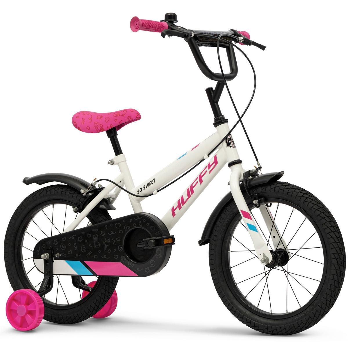 Kinderfahrrad So Sweet Weiß, 16 Zoll - Weiß, Basics, Metall (56,8/83/135cm)