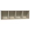 Wandregal Las Vegas Sandfarben B: 120 cm - Sandfarben, MODERN, Holzwerkstoff (120/36/37cm) - Vertico