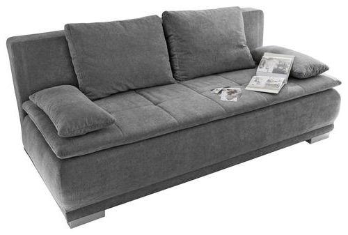 2-Sitzer-Sofa mit Schlaffunktion und Bettkasten Luigi Grau
