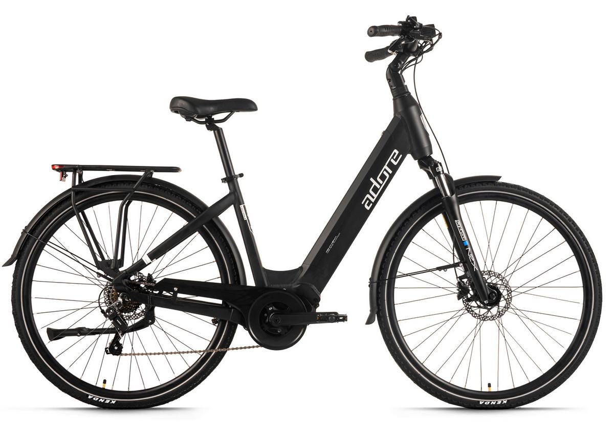 E-Citybike 28'' Schwarz - Schwarz, LIFESTYLE, Metall (180/70/100cm)
