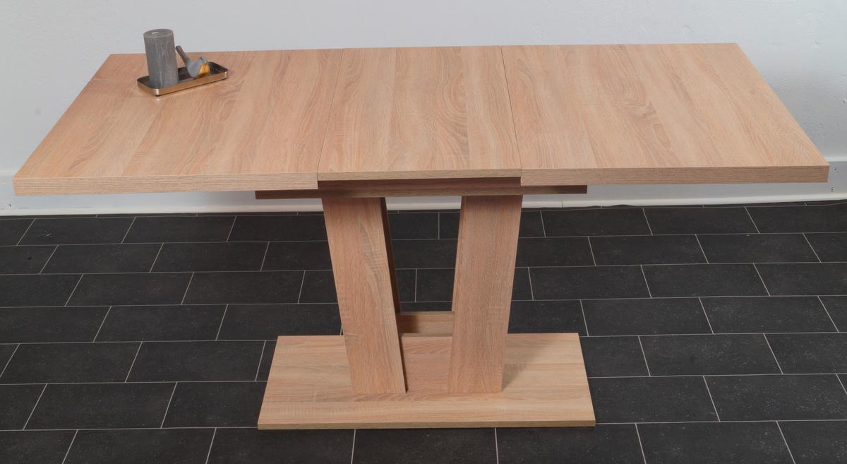 Esstisch Varese Eiche L: 120 Cm - Sonoma Eiche, KONVENTIONELL, Holzwerkstoff (120/80/76cm) - MID.YOU