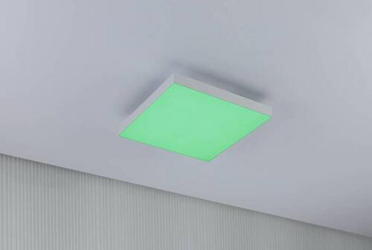 LED-Paneel L: 29,5 cm dimmbar - Weiß, Basics, Metall (29,5/29,5cm) - Paulmann