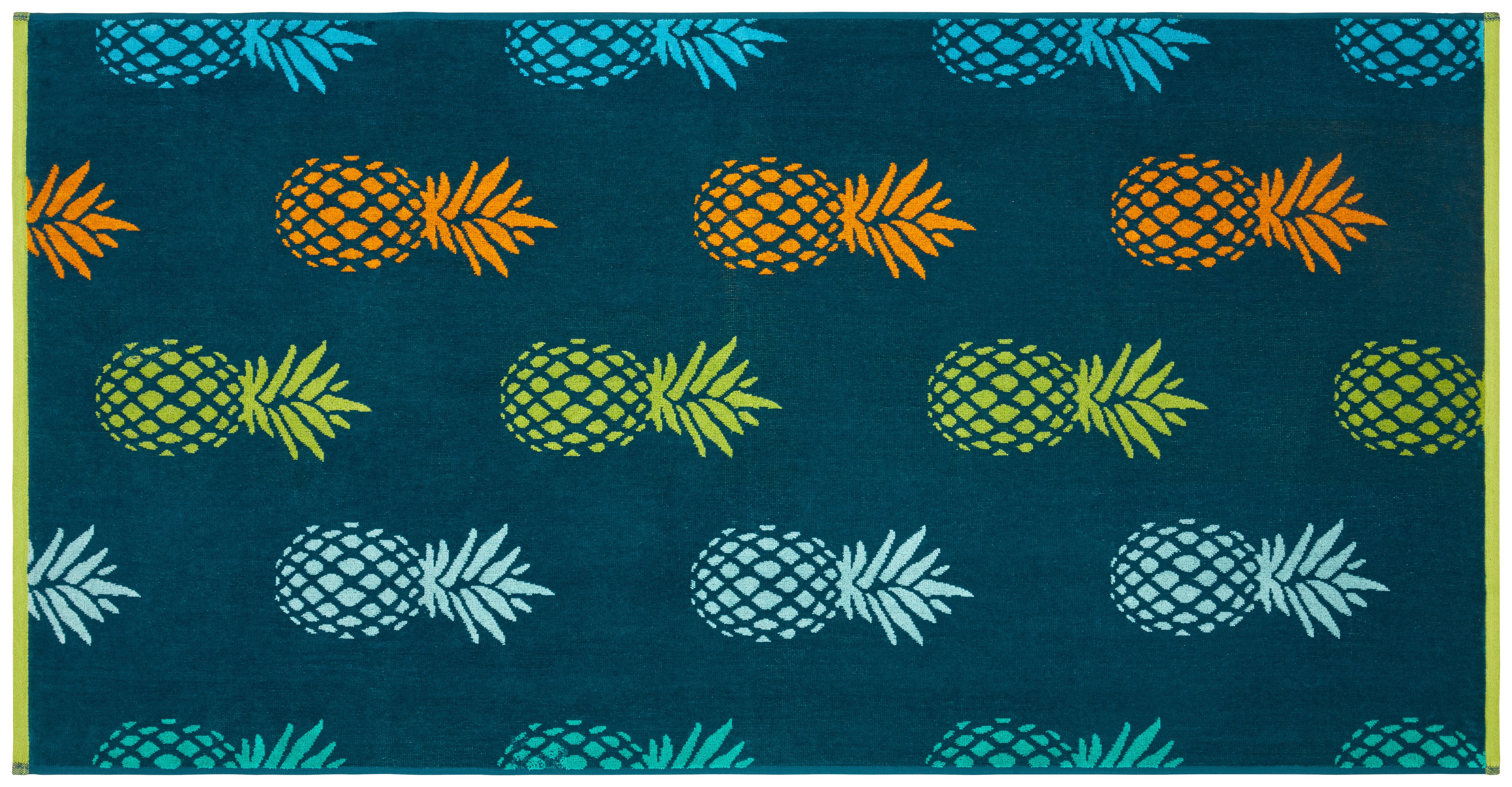 Strandtörölköző La Palma - fekete/színes, Konventionell, textil (75/150cm) - Ondega