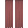 Fertigvorhang Softy 2er Set - Beere, Basics, Textil (140/225cm)