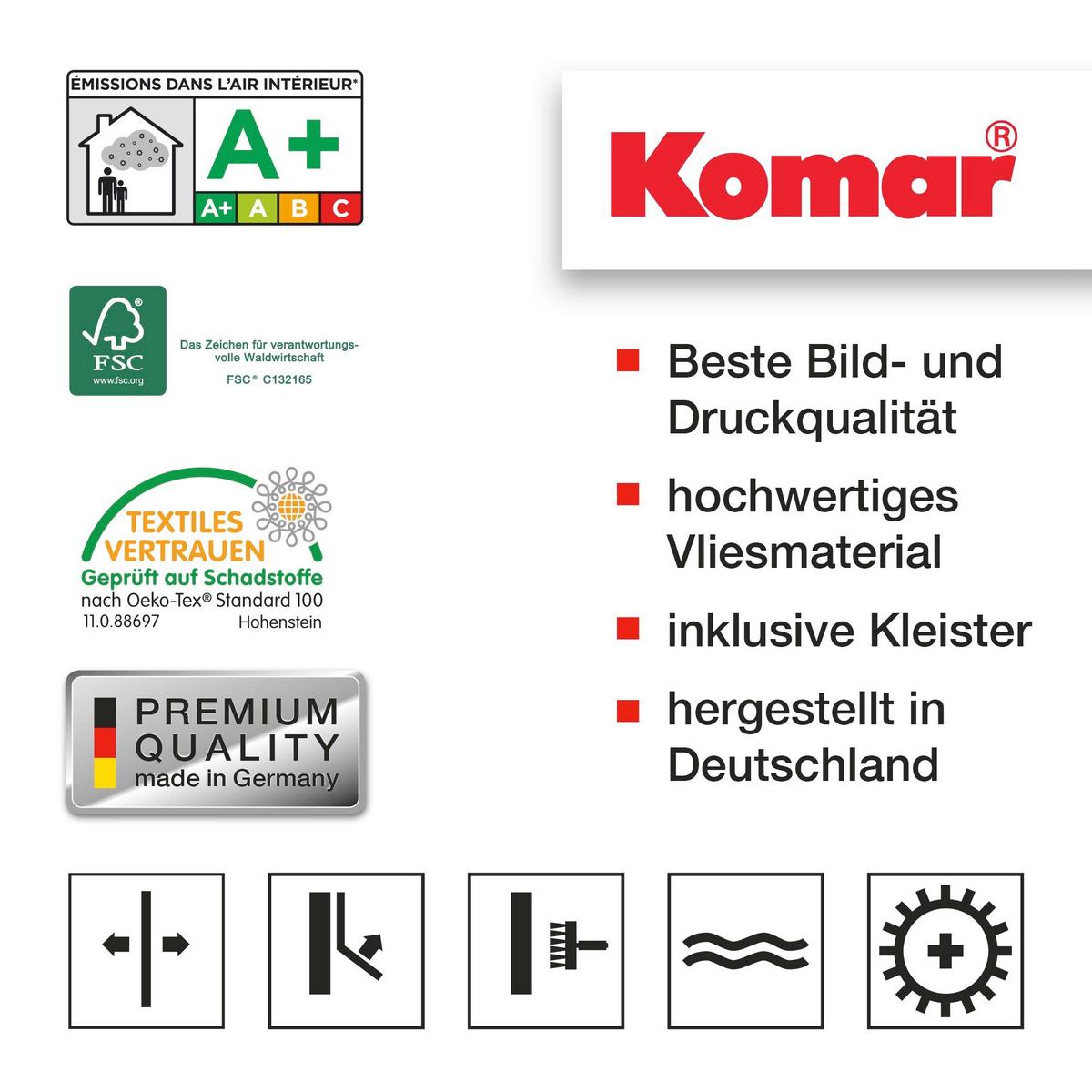 Vliestapete P014-Vd3 Artdeco - Goldfarben/Grün, Design, Papier (300/250cm)