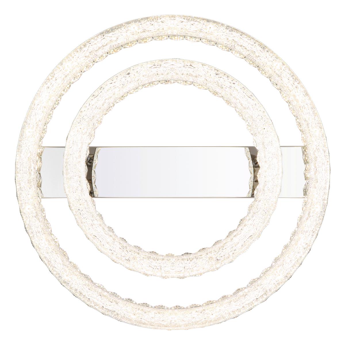 LED-Deckenleuchte Memory-Funktion - Klar/Chromfarben, KONVENTIONELL, Glas/Kunststoff (60/19,5cm) - Globo