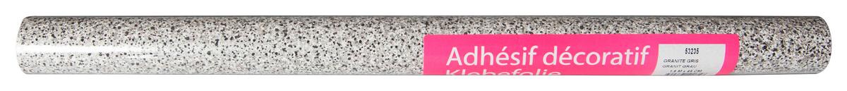 Klebefolie Granitoptik Grau Basic-Line 45x150 cm - Grau, KONVENTIONELL, Kunststoff (45/150cm)
