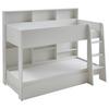 Etagenbett Sely Weiß Dekor, Lf: 90x200 Cm - Weiß, KONVENTIONELL, Holzwerkstoff (90/200cm)