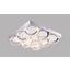 LED-Deckenleuchte Hida - Chromfarben, MODERN, Kunststoff/Metall (38/38/10cm)