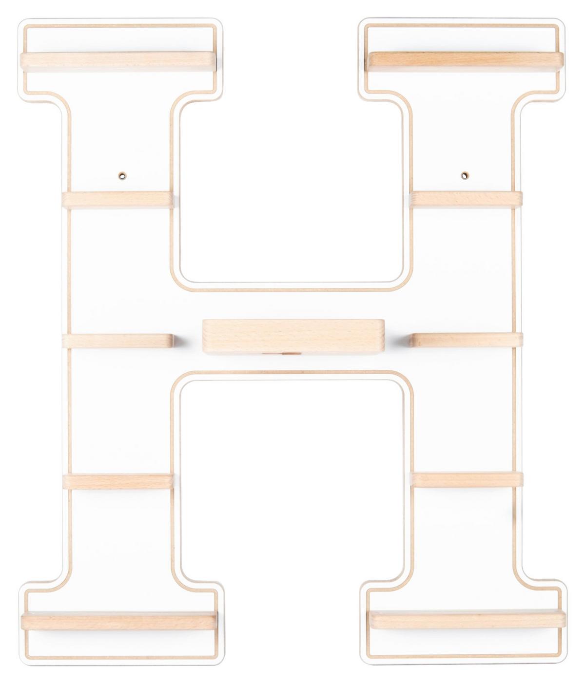 Kinderregal Boarti Weiß B: 46 cm - Weiß, MODERN, Holzwerkstoff (46/54/19cm) - Livetastic