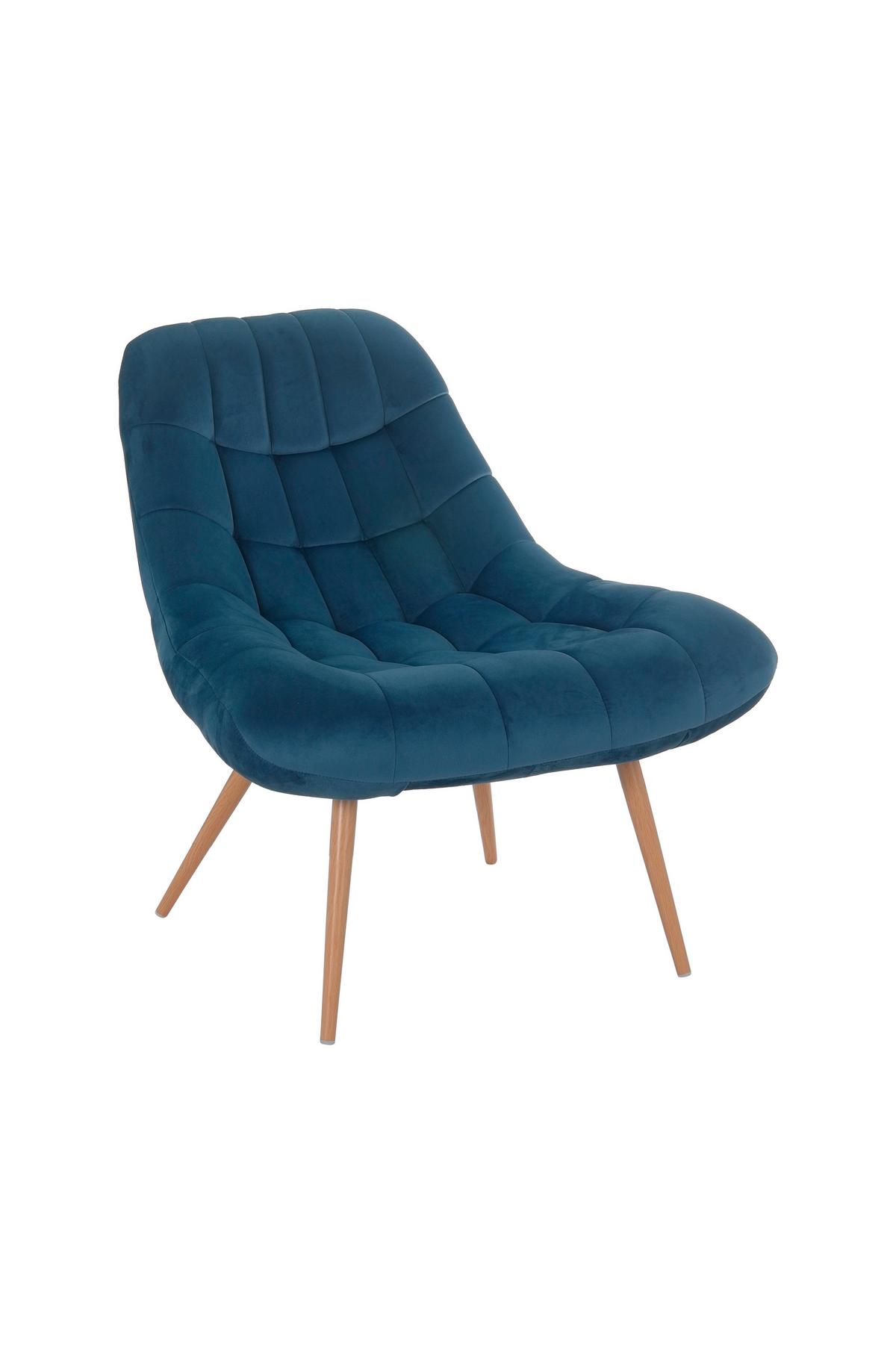Xxl-sessel Blau, Naturfarben B: 76 Cm - Blau/Naturfarben, MODERN, Textil (76/85,6/85,6cm) - Livetastic