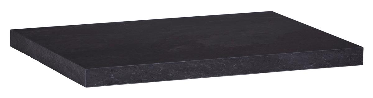 Waschtisch-Abdeckplatte Bavelli 63x44,5cm - Schieferfarben, KONVENTIONELL, Holzwerkstoff (63/4/44,5cm)