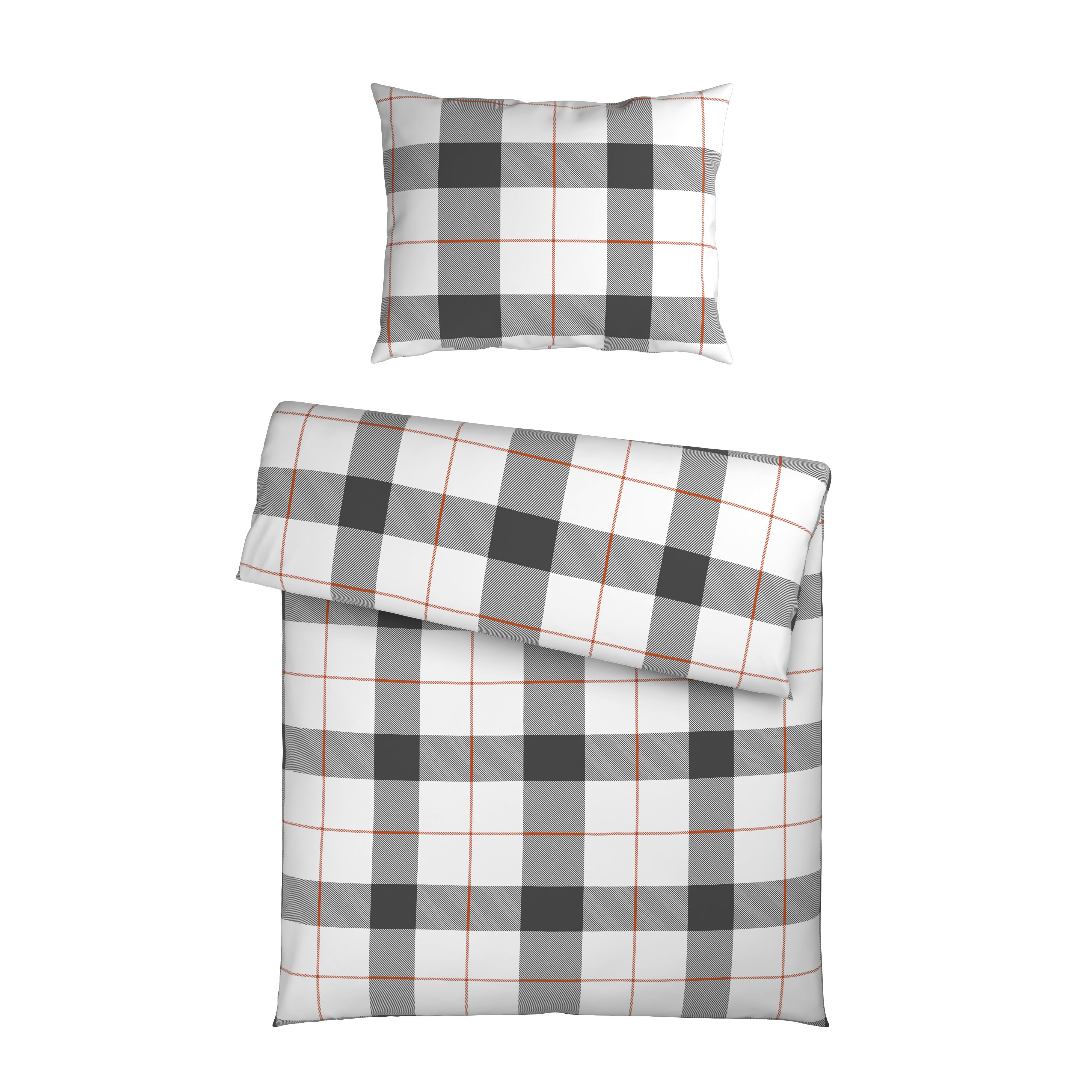 POSTEĽNÁ BIELIZEŇ KAROLIN - čierna/biela, Konventionell, textil (140/200cm) - Mömax