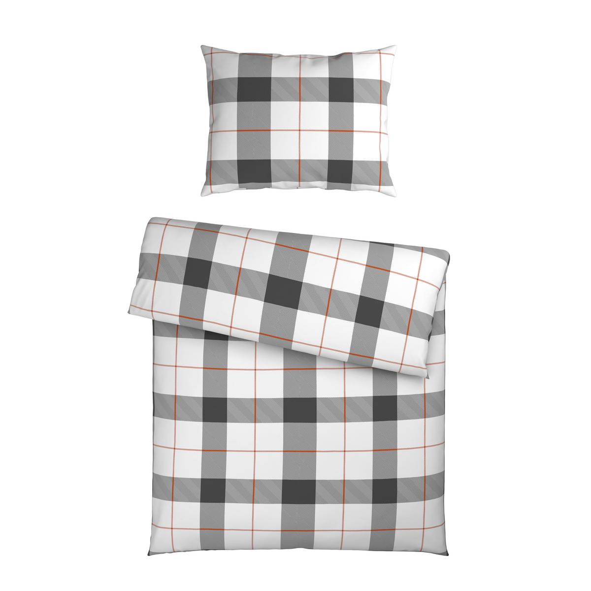POSTEĽNÁ BIELIZEŇ KAROLIN - čierna/biela, Konventionell, textil (140/200cm) - Mömax