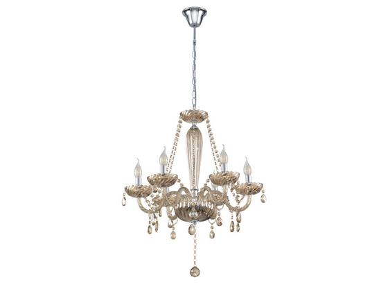 Kronleuchter Basilano - Chromfarben/Champagner, MODERN, Glas/Metall (72/130cm) Kronleuchter Basilano - Chromfarben/Champagner, MODERN, Glas/Metall (72/130cm)