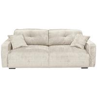 Schlafsofa Bullet Beige B: 235 Cm - Beige/Schwarz, KONVENTIONELL, Textil (235/88/120cm) - MID.YOU