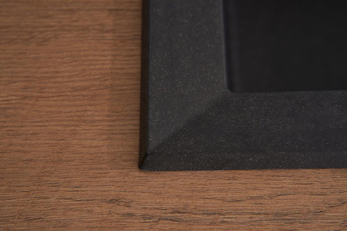 Spüle Respekta Alineo Stein Bxt: 100x50 Cm - Schwarz, Trend, Stein (100/21/50cm) - Respekta