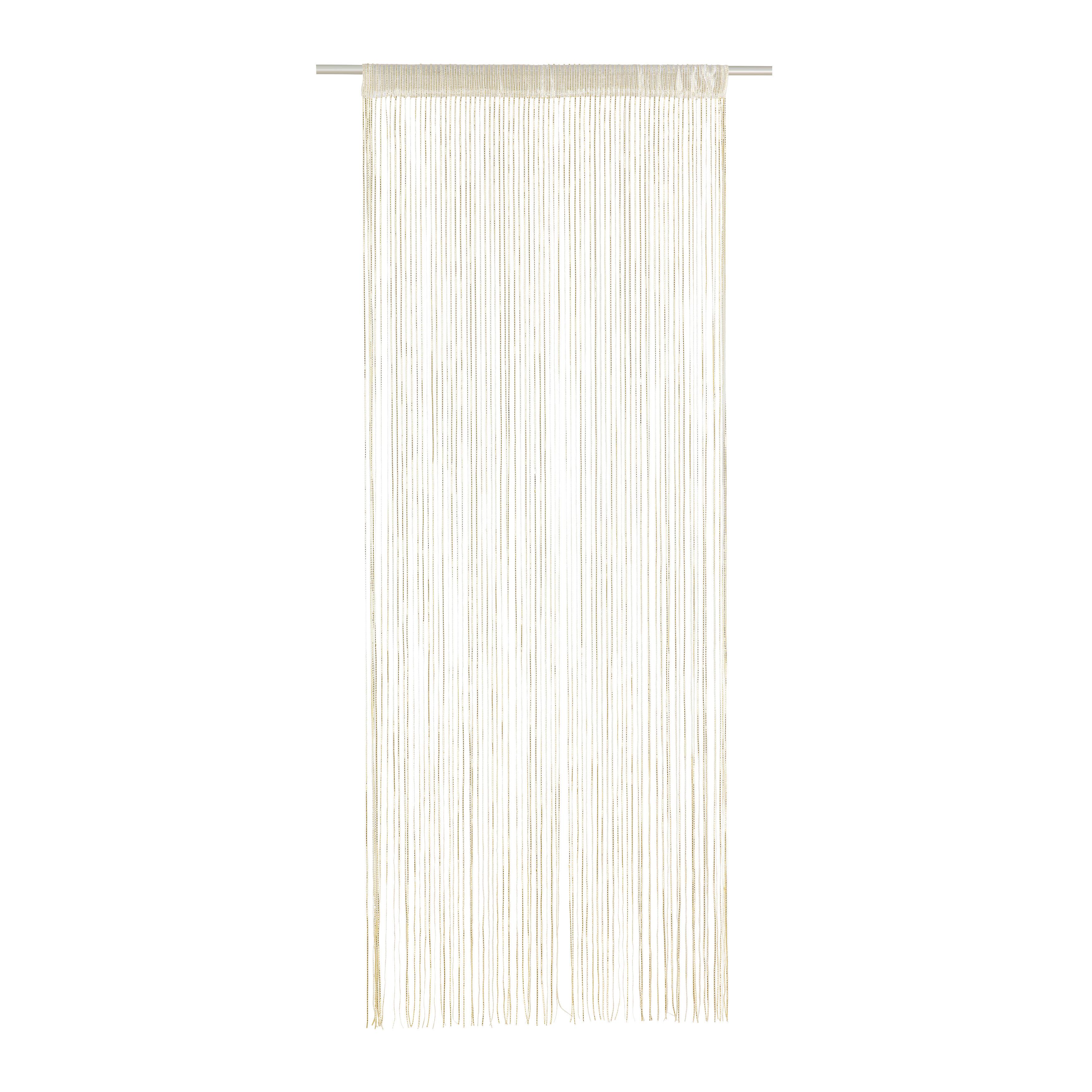 PROVÁZKOVÝ ZÁVĚS LUREX - barvy zlata, textil (90/245cm) - Mömax