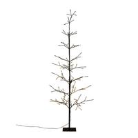 DEKORAČNÍ LED SVÍTIDLO TREE - bílá/černá, Moderní, kov/plast (175cm) - Mömax