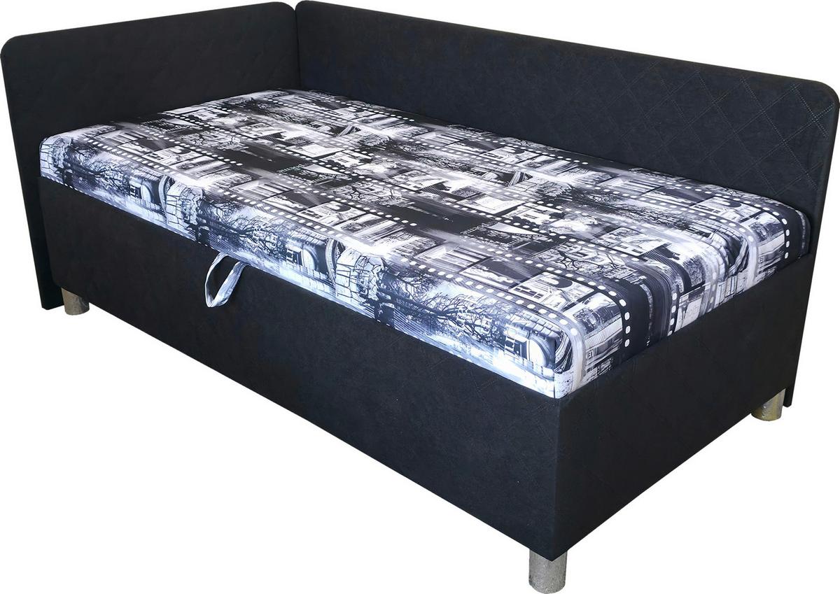 Heverő Hamburg - szürke, Romantik / Landhaus (100/200cm)